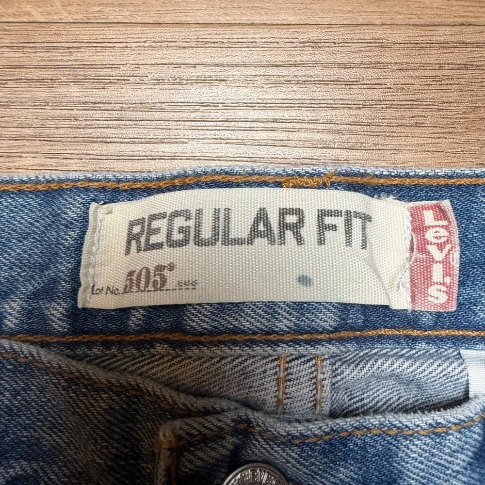 Levi's 505 Regular Fit Jeans Mens 34x29 Blue Straight Leg Denim New Deadstock
